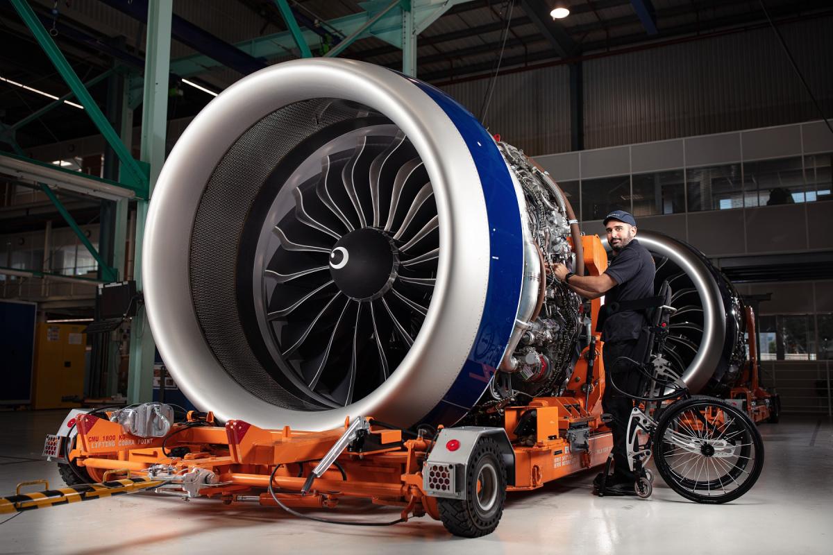 机舱和LEAP发动机的A320neo