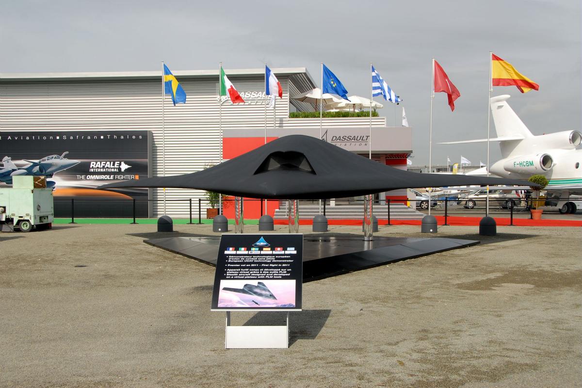 Bourget沙龙2007 - le神经元，démonstrateur technologique européen d'avion de combat sans pilote