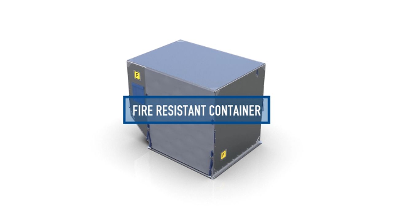 爱游戏直播苹果app下载Safran Cabin 's Fire Resistant Container