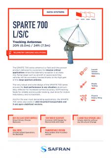 爱游戏直播苹果app下载Safran Data Systems . Sparte 700天线-数据表